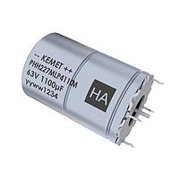 KEMET PHH227MLP4110ME4 Aluminum Hybrid Polymer Capacitors 63Vo 1100uF RAD 2KHr ESR=100 mOhms AECQ2 D=18.2mm