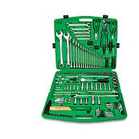 TOPTUL GCAI130T0 DR. Flank Socket Wrench Set (1/4"&1/2" 130 PCS 6PT)