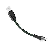 Banner Engineering BWA-EX2M Ethernet Cables / Networking Cables Ethernet Cable; RJ45 to M12 Industrial; Crossover; 2 m