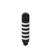 Banner Engineering TL50C5ALSKQ Tower Lights TL50 Pro Tower Light with IO-Link Sealed Loud Audible, Compact Black Housing: 5 Lighted Segments; Voltage: 18-30 V dc; Environmental Rating: IP67; Colors: Multicolor; 4-pin M12 Integral QD