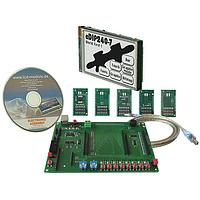 DISPLAY VISIONS EA EVALeDIP240J Evaluation Boards Starter/Demoboard w/Touch USB prog