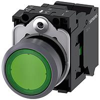 SIEMENS A6X30142685 Standard Switches ILLUMINATED PUSHBUTTON. GREEN
