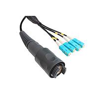 Bulgin PXEB5403C005 Multimode 4 Channel Plug to SC Connector Cable Assembly