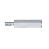 Wurth Elektronik 971250471 Hex Metric WA-SSTIE Steel Spacer Stud Metric Thread int./ext.