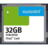 Swissbit SFCA032GH3AA2TO-C-QC-226-STD CFast Cards Industrial CFast Card, F-600, 32 GB, SLC Flash, 0C to +70C