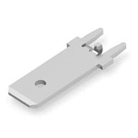 AMP Connectors - TE Connectivity 1217127-1 (Cut Strip) PC Tab TAB, P.C.B.,.250 SER Cut Strip of 100