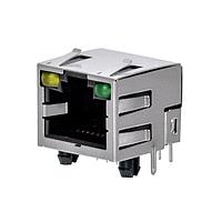 Stewart Connector SS-90000-009 Modular RJ45 8P8C Essential Jack  Shielded  Horizontal  YG LED