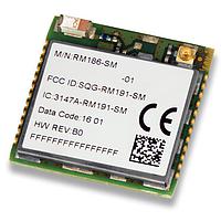 Ezurio RM186-SM-01 BLE, LoRa/LoRaWAN LoRa/BLE 868MHz LoRa EU version