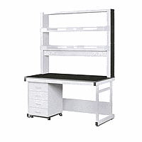 DaiHan DH.WFE4021 Laboratory Assembly Side Tables (1200×750×h800/1900mm, with Shelves)