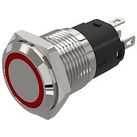 EAO 82-4151.1113 Anti-Vandal 12VAC/DC Red Illum 16mm, QC