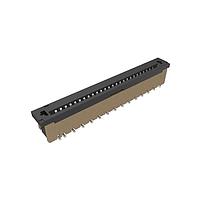 Amphenol FCI SFW26S-2STME1LF Board Mount 1.00mm Flex Connector, SFW Straight series, 26 Position, Top Entry Surface Mount, ZIF, with Mount Plate