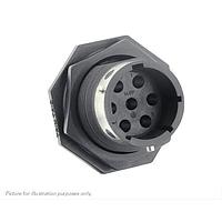 Eaton Souriau-Sunbank UTGX7147PSCR Receptacles Jam nut receptacle,without backshell, with 7 male screw contacts,  IP68/69K