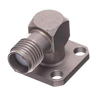 Radiall R125670001 Panel Receptacles SMA R/A SQ FLNG JACK RECEPT. W/AUXILLIAR