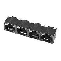 AMP Connectors - TE Connectivity 6339207-1 Modular Connectors / Ethernet Connectors STKD MJ LOWER 1X4 ASSEMBLY