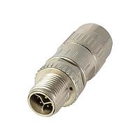 HARTING 21038611805 Straight M12 Y-code 8pin, male, shielded, crimp, straight, for cable 5.7mm-8.8mm