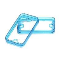 Hammond Manufacturing 1455DBTBU Panel, End 1455D OPEN BEZEL TRANS BLUE