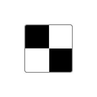 ELCOMETER 4695 Leneta Test Chart (25 x 25 mm)