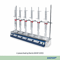 DaiHan DH.WHM12296 Heating mantle Analog, 6 places 500ml 120V (=SL.Man8252.1)