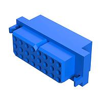Amphenol Positronic PLC24F1000/AA Connectors Power Connector - 3 Row, 24 size 16 contacts, Socket (Female), Removable Contact, Panel Mount