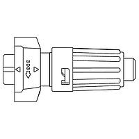 CONXALL W6882-9PG-P-522 Connectors PosLckCblEnd#22 Sdr Cont 9 M Pins 522