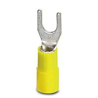 PHOENIX CONTACT 3240042 Spade Fork-typ cbl lug,ylw 4 - 6 mm2 M4