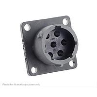 Eaton Souriau-Sunbank UTSX0147P Receptacles Square flange receptacle, without backshell, for 7 male contacts, IP68/69K