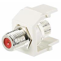 Panduit NKFWH RF Adapters - In Series NK Coupler Module, F Type, White