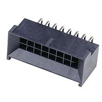 Molex 219637-1310 Headers Nano-Fit BMI Right-Angle Header Through Hole 2.50P 2R 10 CKT 0.76um Au BLK