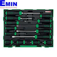 TOPTUL GTC1401 Slotted & Phillips Screwdriver Set (14 pcs)