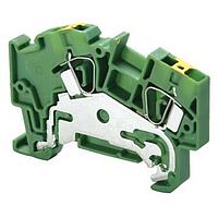 Altech AGT4 DIN Rail Terminal Blocks ANGULAR GRND EARTH SPRNG CLMP 42X61.5mm