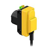 Banner Engineering QS18VP6FF100Q5 Photoelectric Sensors WORLD-BEAM QS18 Series: Fixed-Field; Range: 100 mm cutoff; Output: Complementary Solid-State PNP; 150 mm (6 in) M12 Pigtail QD