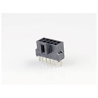 Molex 105312-3710 Headers & Wire Housings NANOFIT HDR VT DLR FRK 10CKT 15AU BLK