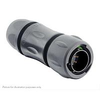 Eaton Souriau-Sunbank UTSX6JC14E5PY Plugs Plug, with cable gland backshell, with 5 male solder contacts, IP68/69K in unmated conditions, keying Y