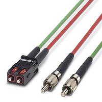 PHOENIX CONTACT 1654989 Fiber Optic Cable Assemblies VS-PC-2XHCS-2 00-SCRJ/FSMA-5