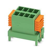 PHOENIX CONTACT 1016512 Pluggable Terminal Blocks PCB direct plug nominal cross section: 1.5 mm color: green nominal current: 8 A rated voltage (III/2): 160 V contact surface: Tin Number of potentials: 8 Number of rows: 2 Number of positions per row: 4 number of connections: 8 product rang