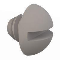 Essentra Components 010440R009 Round Slotted Round Slotted Screw, #4-40 Thread, 3/32 Lg