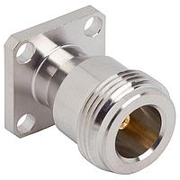 Amphenol RF 172361-10 Connectors 4H FLNG N TYPE STR JACK FLAT TAB 50 Ohm