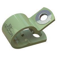 Essentra Components NM-18-R18 Cable Mounting & Accessories MS25281-R18, Loop Clamp ,Green,1-1/8 in Hold