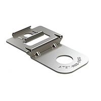 Amphenol SINE Systems AT27-008-1200 Accessories Mounting clip for  AT, ATM, ATP, ATHD Series, 2, 3, 4, 6, 12 positions connectors steel, zinc plating , .433 [11.00 mm] dia. Hole