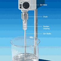 SciLab SL.StiC027 Stir-Coupling, Low-flex, Φ12mm Chuck rod, for-Φ16mm Stir-Shafts, Φ32×h38mm