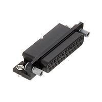 AMP Connectors - TE Connectivity 5748981-1 Receptacle AMP III RCPT 25P RA 318 FFSCRL