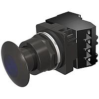 SIEMENS 52BP2K5AB Push-Pull PP2,4X,MTD,XFMR 600V,BLK-BLU,1NO-1NC,LED