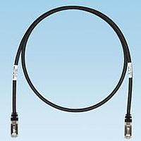 Panduit STP6X35BL Cat 6a Copper Patch Cord, Cat 6A, Black S/FTP C