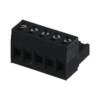 Molex 39520-0005 Plugs 5.0MM EURO PLUG RA BLK 5CKT
