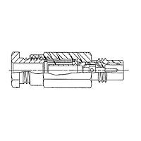 Amphenol SV Microwave M39012/74-0004 RF MIL Spec Connectors SMC F Cable Conn RG-174 Cable, Clamp
