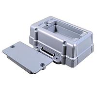 New Age Enclosures S6L-452715-BW Utility UtilityWall ASA Gray BattComp 4.5x2.7x1.