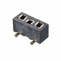 Harwin M50-3130345R Receptacle 3 WAY SIL L/P D/E SMT SKT T&R