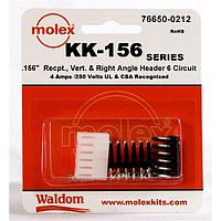 Molex 76650-0212 Connector Kits KK-156 Connector Kit V & RA Hdr Rec 6Ckt
