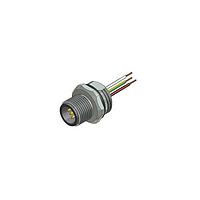 Amphenol CONEC 43-01082 M12 Male Socket MALE SOCKET M12X1 W/WIRES FRNT MNT PG9