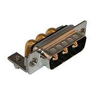 NorComp 680M13W6203L201 Mixed Contact D-Sub Connectors STD POWER-D 13W6 20A FEMALE SOLDER